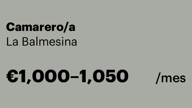 Camarero/a