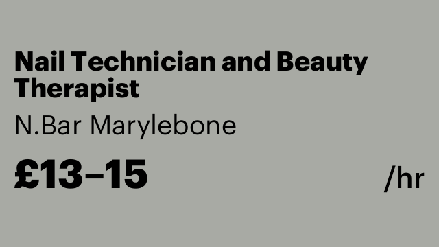 Nail Technician and Beauty Therapist