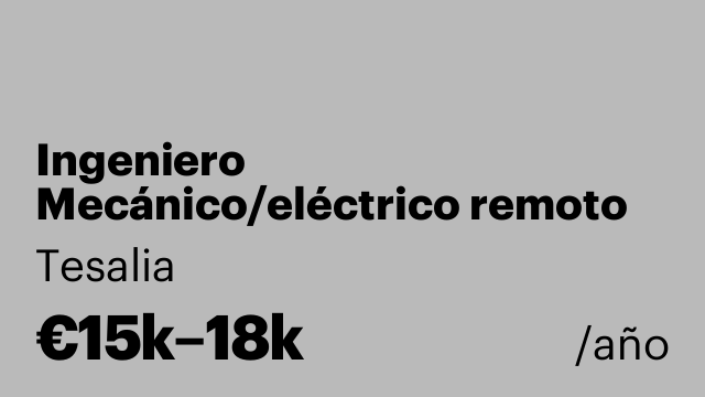 Ingeniero Mecánico/eléctrico remoto Venezuela