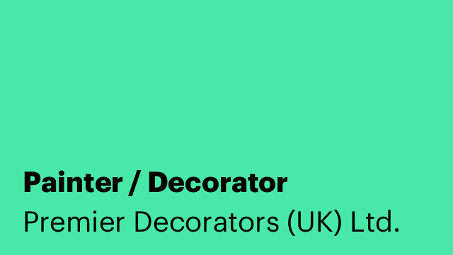 Painter / Decorator
