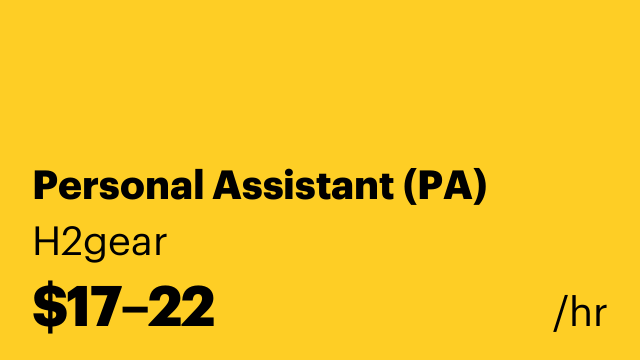 Personal Assistant (PA)