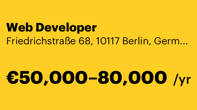 Web Developer