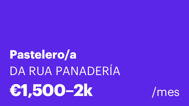 Pastelero/a