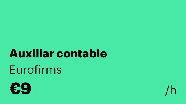 Auxiliar contable