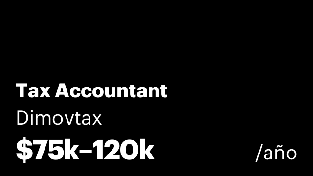 Tax Accountant