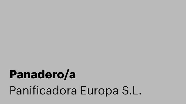 Panadero/a