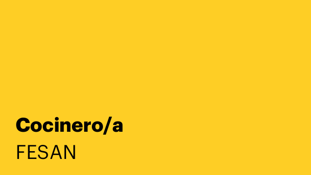 Cocinero/a