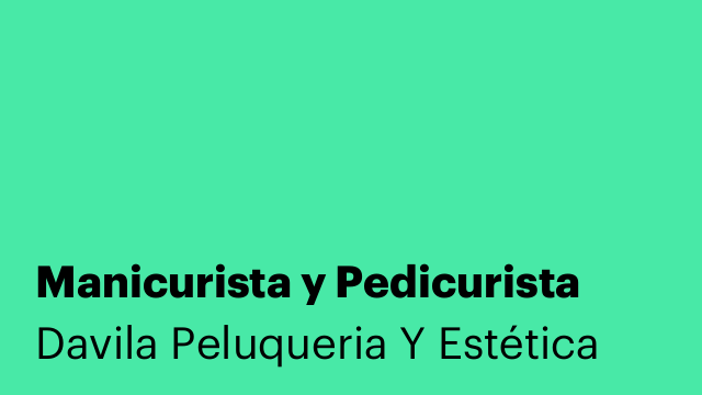 Manicurista y Pedicurista