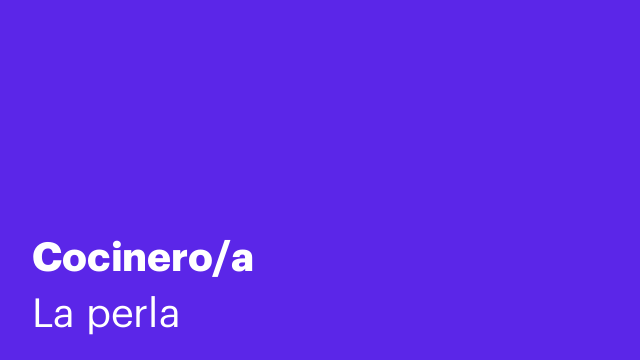 Cocinero/a