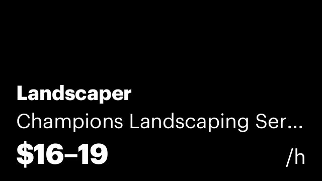 Landscaper