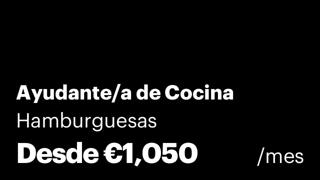 Ayudante/a de Cocina