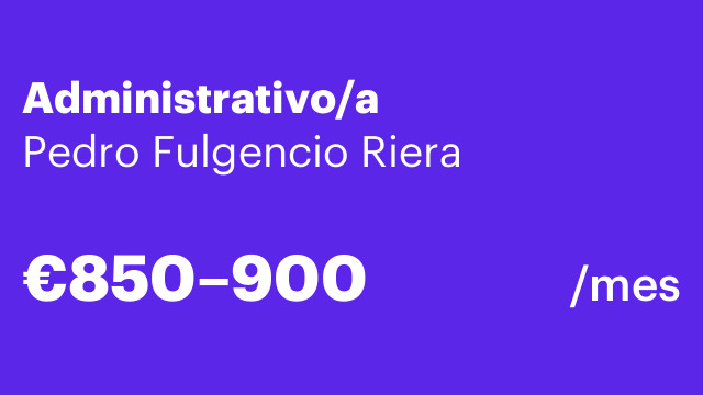 Administrativo/a