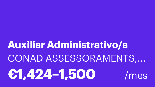 Auxiliar Administrativo/a
