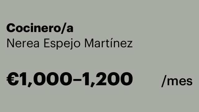 Cocinero/a