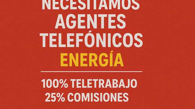 ¡Buscamos Asesores Comerciales Telefónicos!
