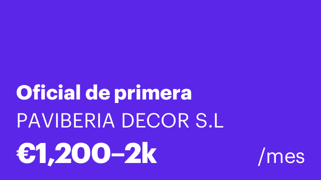 Oficial de primera