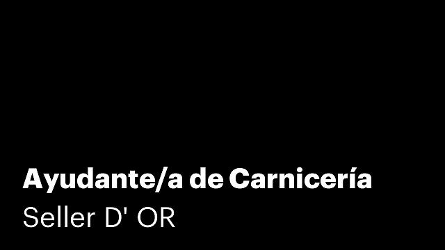 Ayudante/a de Carnicería