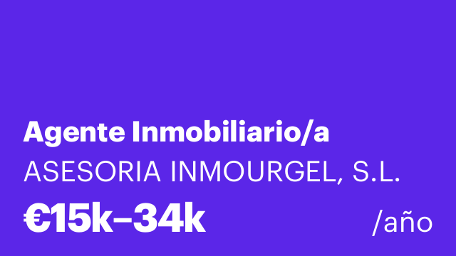 Agente Inmobiliario/a