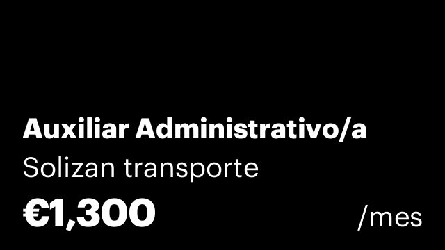 Auxiliar Administrativo/a