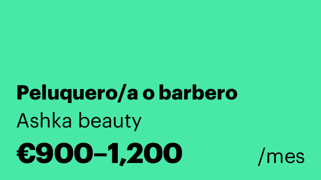 Peluquero/a o barbero