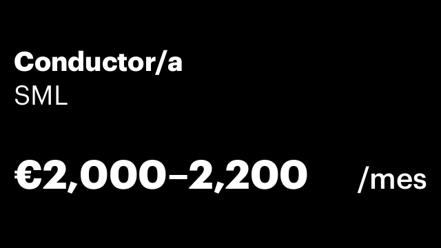 Conductor/a