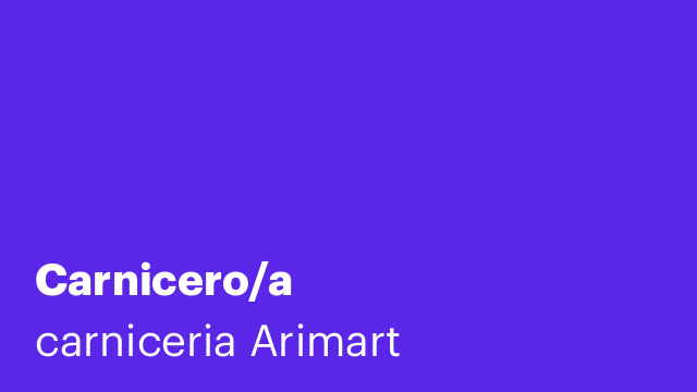 Carnicero/a