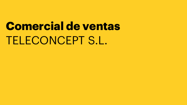 Comercial de ventas