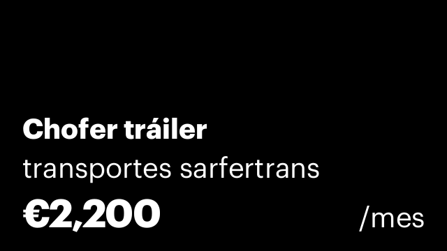 Chofer tráiler