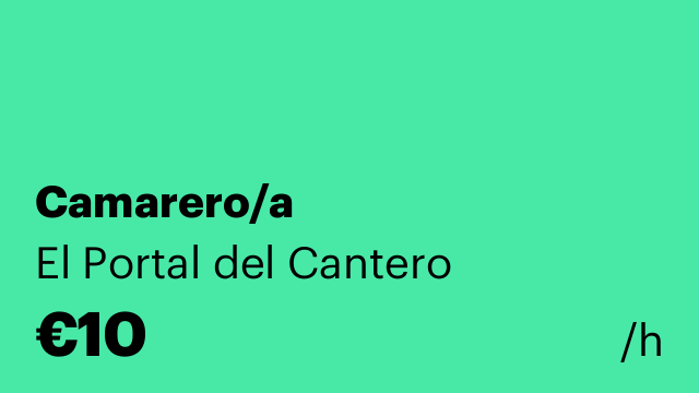Camarero/a