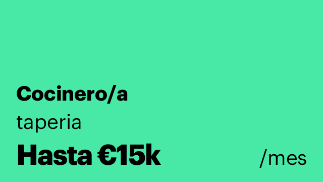Cocinero/a