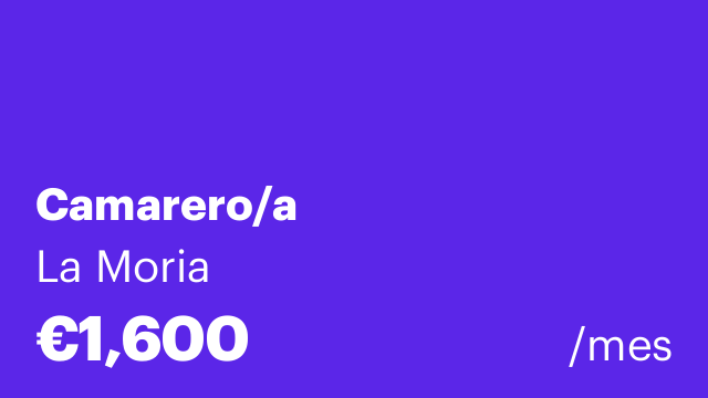 Camarero/a
