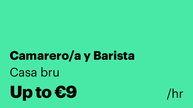 Camarero/a y Barista