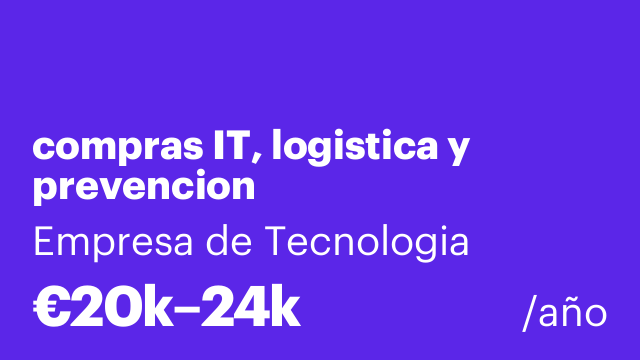 compras IT, logistica y prevencion