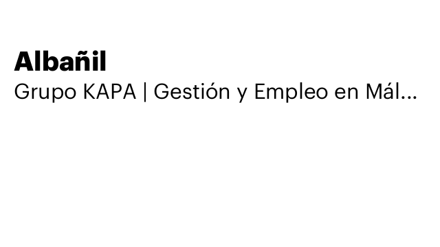 Albañil