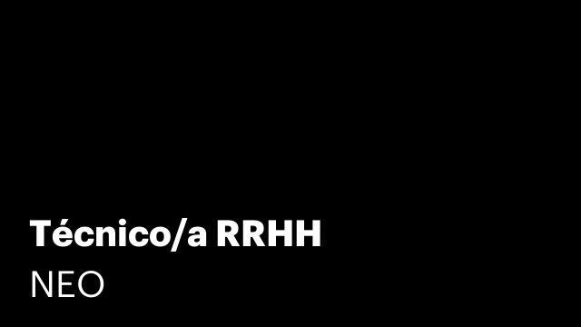 Técnico/a RRHH