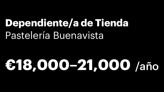 Dependiente/a de Tienda