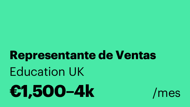 Representante de Ventas