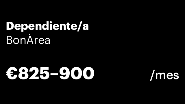 Dependiente/a