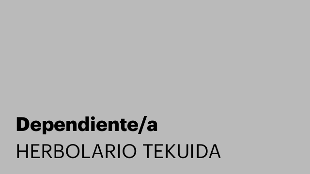 Dependiente/a