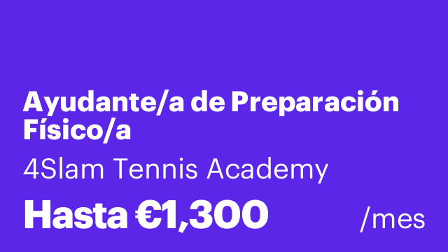 Ayudante/a de Preparación Físico/a