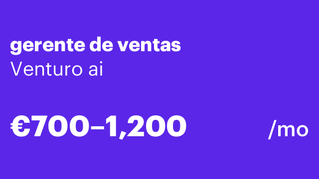 gerente de ventas