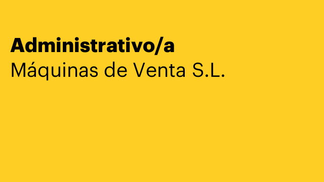Administrativo/a