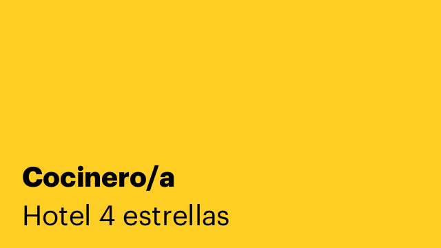 Cocinero/a
