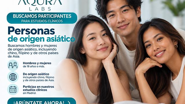 Participante en Estudios Cosméticos Remunerados | Madrid