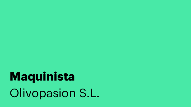 Maquinista