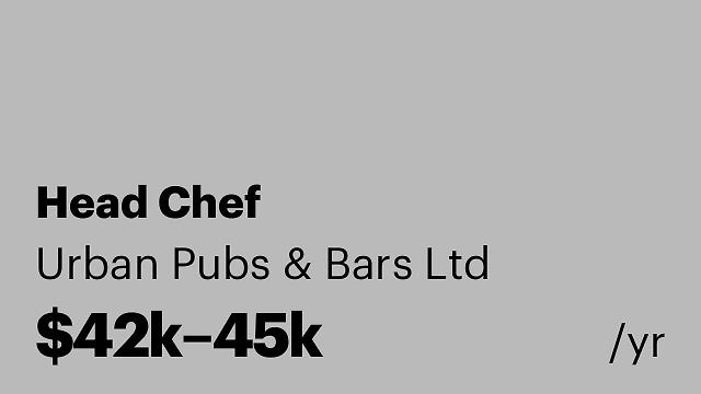 Head Chef