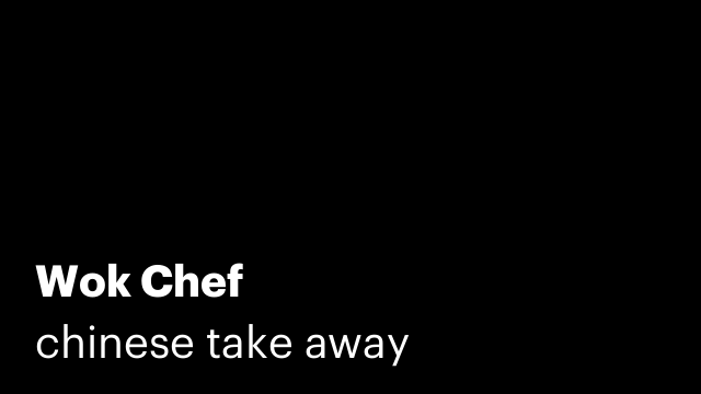 Wok Chef