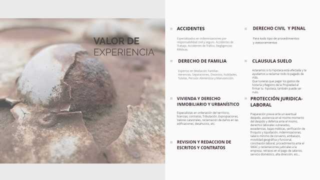 Abogado con o sin experiencia