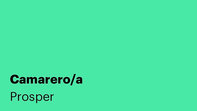 Camarero/a