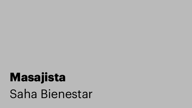 Masajista